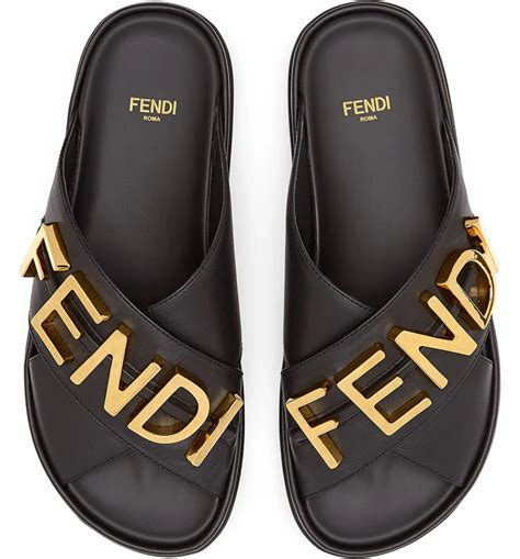 shopstyle fendi monster slip on women|fendi sandals for women.